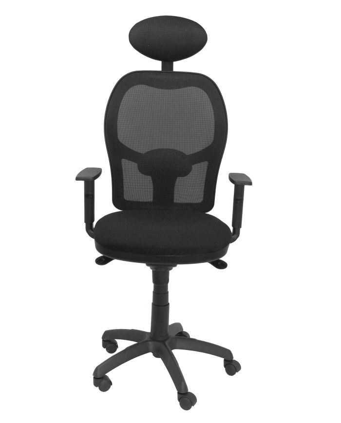 Silla Ergonómica Jorquera negra asiento con cabecero fijo