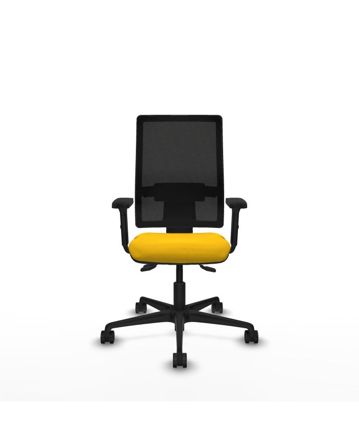Silla Ergonómica Bormate asincro negra bali brazos 2D base