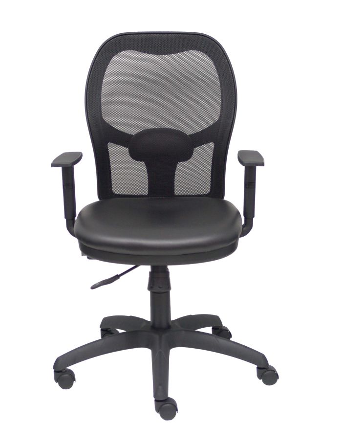 Silla Ergonómica Jorquera traslack negra asiento brazos