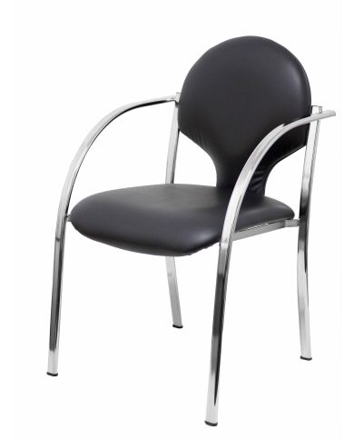 Silla Pack 2 sillas Hellin chasis cromado