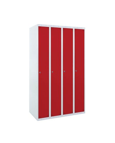 TAQUILLA BD 250 1 PUERTA 4 MÓDULOS ROJO