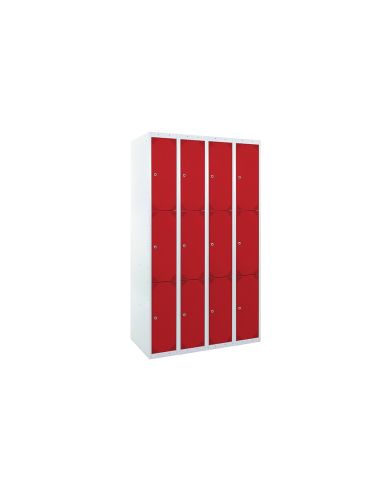 TAQUILLA BD 300 3 PUERTAS 4 MÓDULOS ROJO