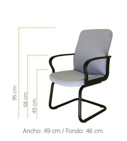 Silla confidente modelo ROCKY de Vincolo