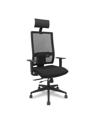 Silla Ergonómica Horna traslack bali brazos 1D con cabecero