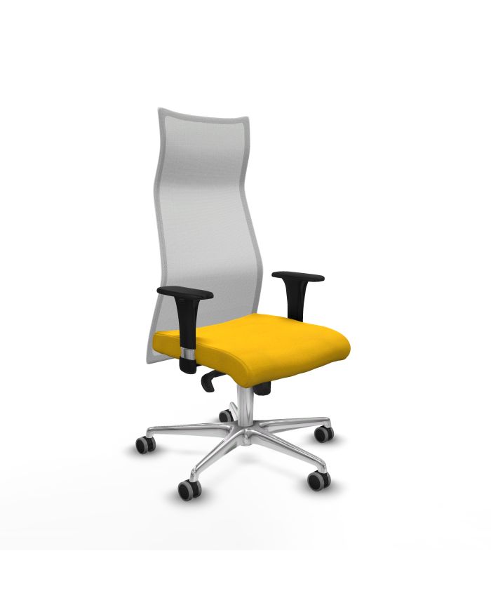 Silla Ergonómica Albacete sincro blanca bali brazos 1D base