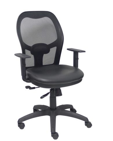 Silla Ergonómica Jorquera traslack negra asiento brazos