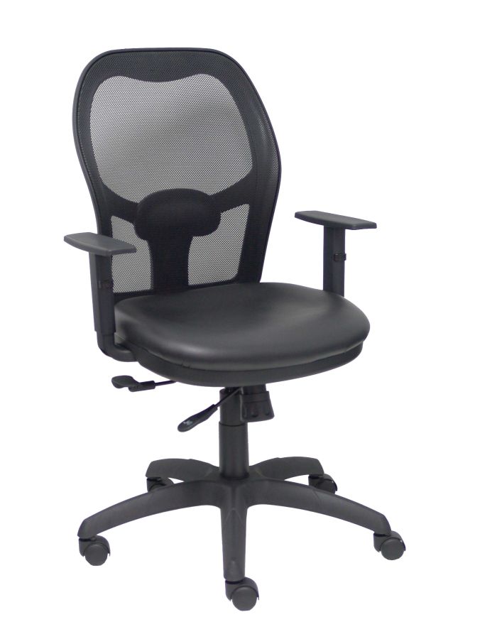 Silla Ergonómica Jorquera traslack negra asiento brazos