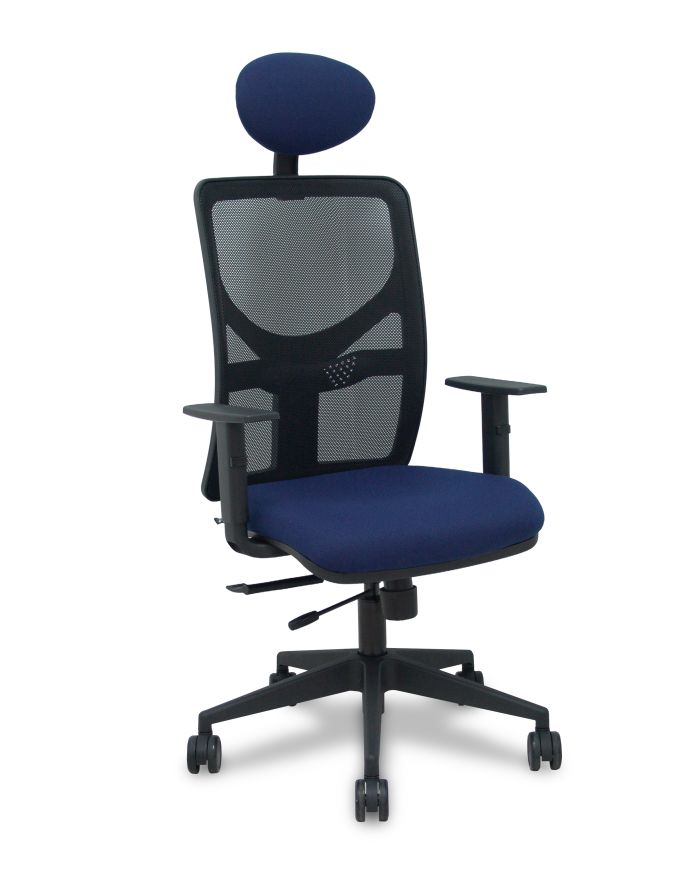 Silla Ergonómica Motilla traslack negra asiento bali brazos