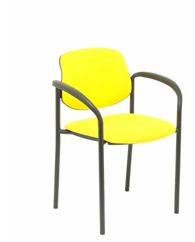 Silla fija Styl bali chasis con brazos | Sillas Confidente
