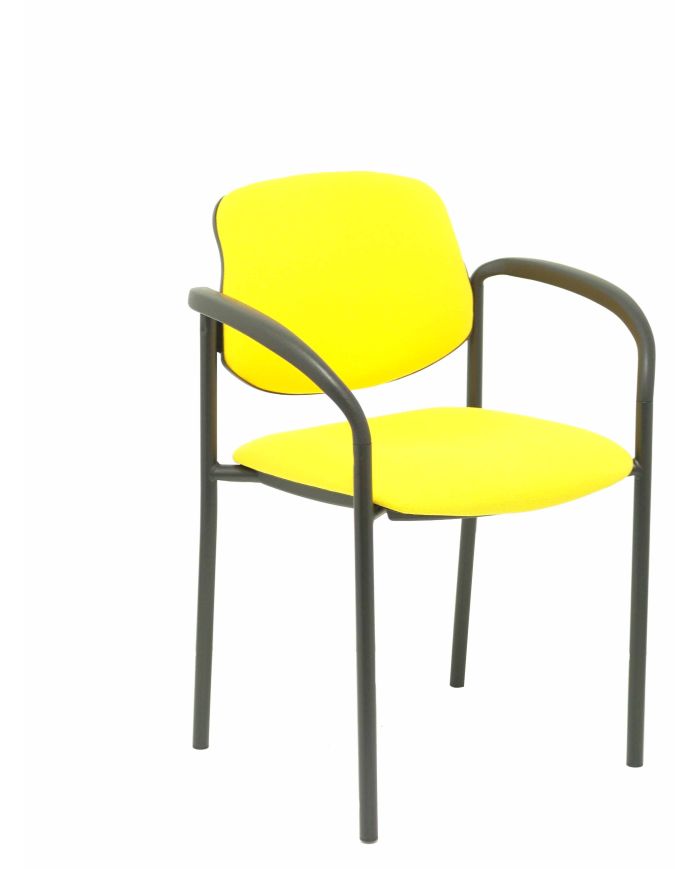 Silla fija Styl bali chasis con brazos | Sillas Confidente