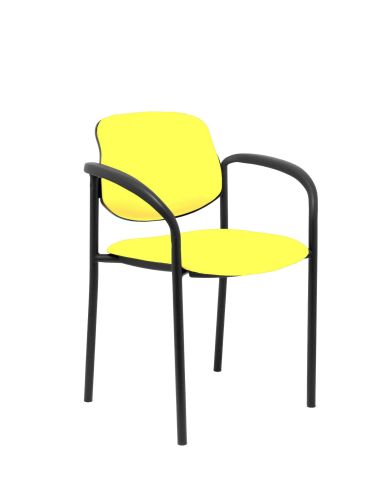 Silla fija Styl chasis con brazos | Sillas Confidente
