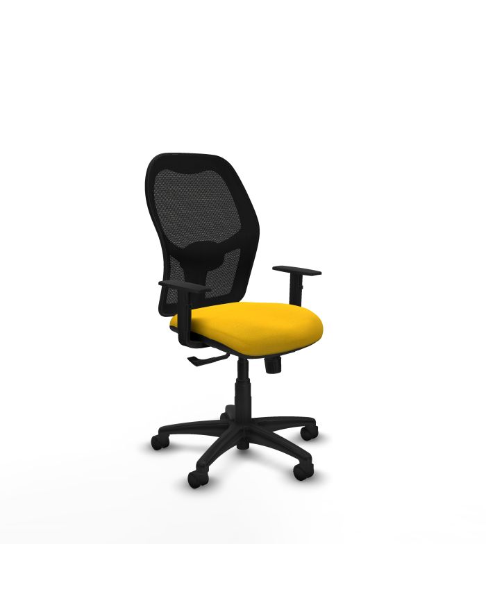 Silla Ergonómica Alocén sincro negra bali brazos 1D base
