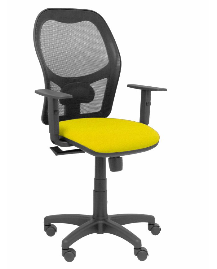 Silla Ergonómica Alocén negra asiento bali brazos regulables
