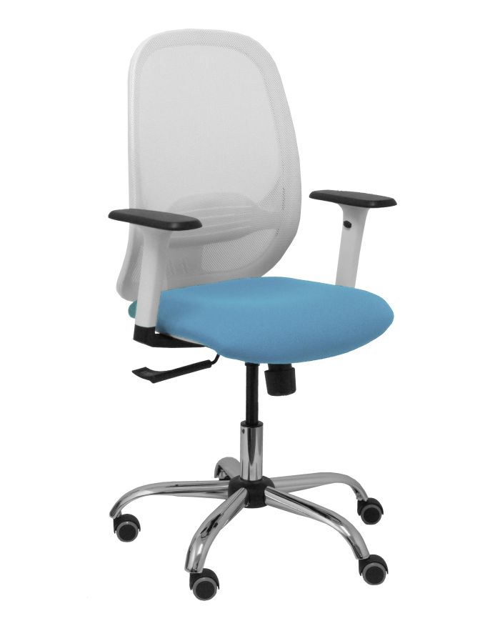 Silla Ergonómica Cilanco blanca blanca asiento bali brazo