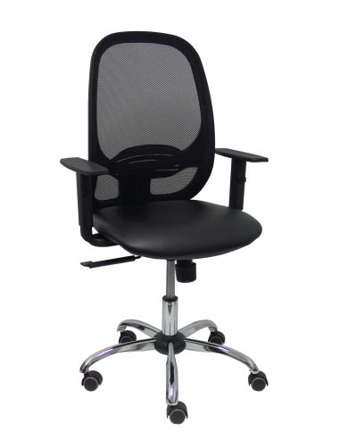 Silla Ergonómica Cilanco negra negra asiento brazo
