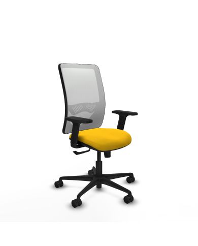 Silla Ergonómica Zulema sincro blanca bali brazos 2D base