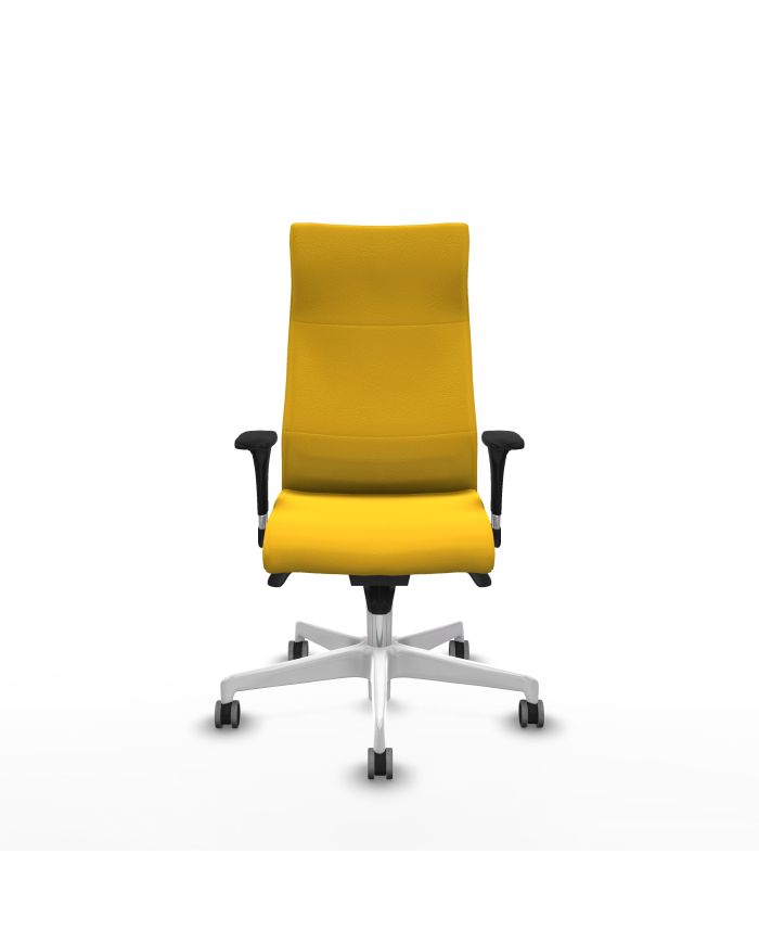 Silla Ergonómica Albacete XL sincro brazos 1D base blanca