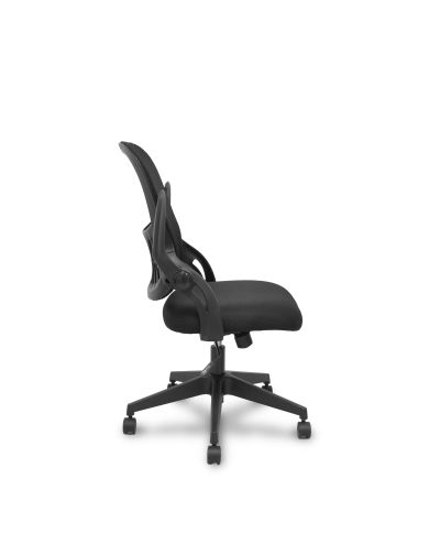 Silla Ergonómica Opti544 negra respaldo asiento 3D