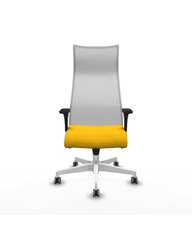 Silla Ergonómica Albacete sincro blanca bali brazos 1D base
