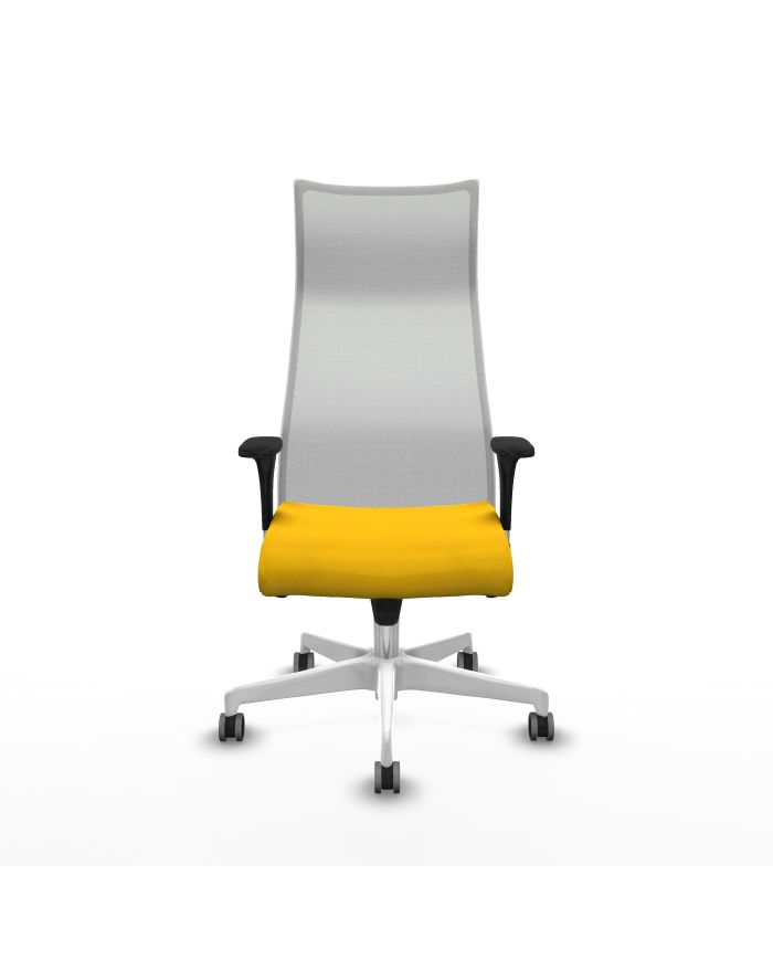 Silla Ergonómica Albacete sincro blanca bali brazos 1D base