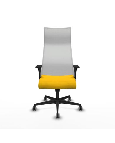 Silla Ergonómica Albacete XL sincro blanca bali brazos 1D
