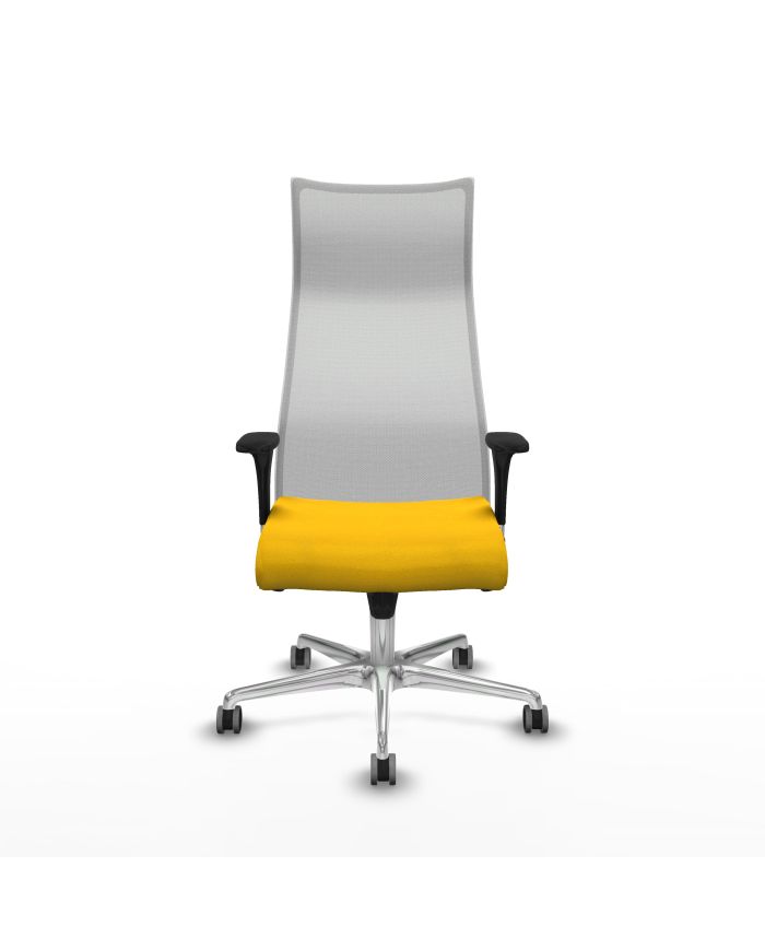 Silla Ergonómica Albacete sincro blanca bali brazos 1D base