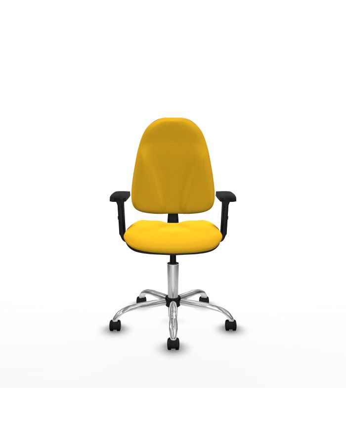 Silla Ergonómica Algarra CP brazos 2D base cromada