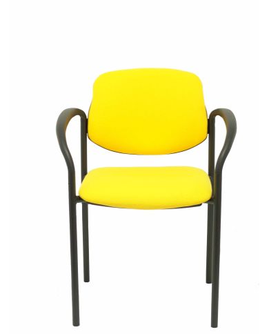 Silla fija Styl bali chasis con brazos | Sillas Confidente