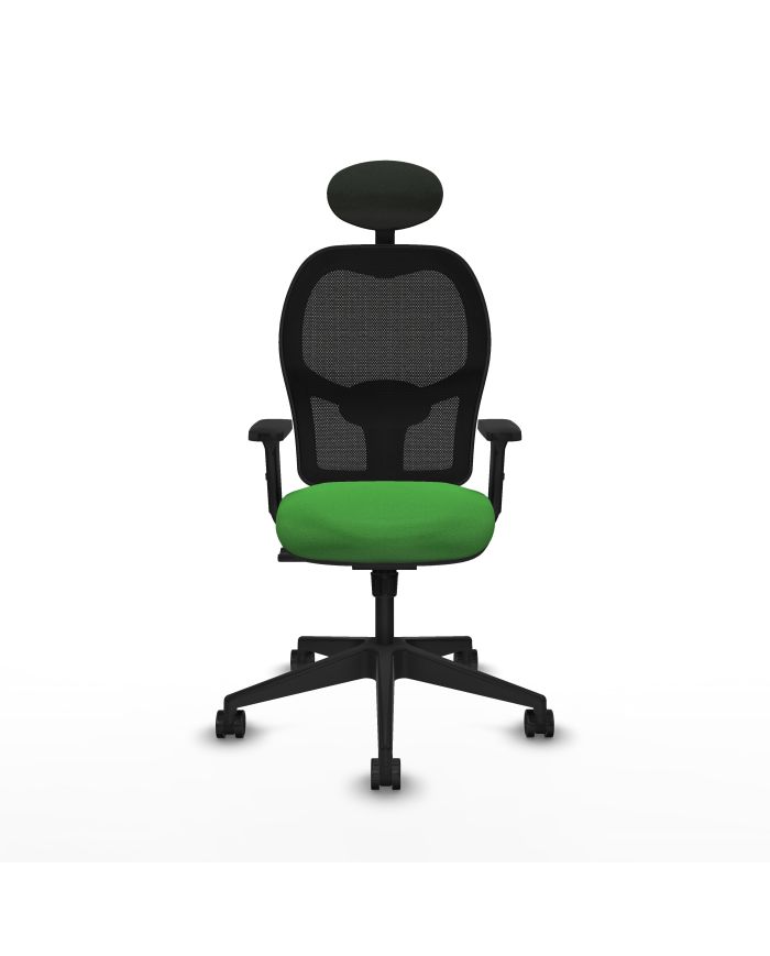 Silla Ergonómica Alocén sincro negra bali brazos 2D base