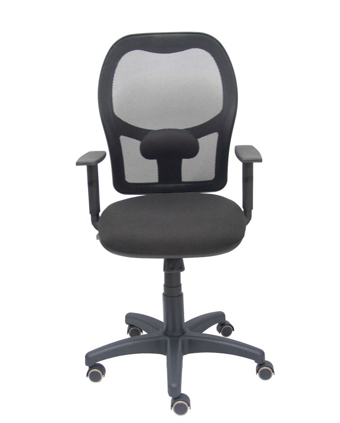 Silla Ergonómica Alocén negra asiento bali brazos regulables