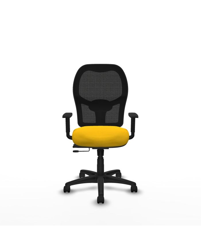 Silla Ergonómica Alocén traslack negra bali brazos 1D base