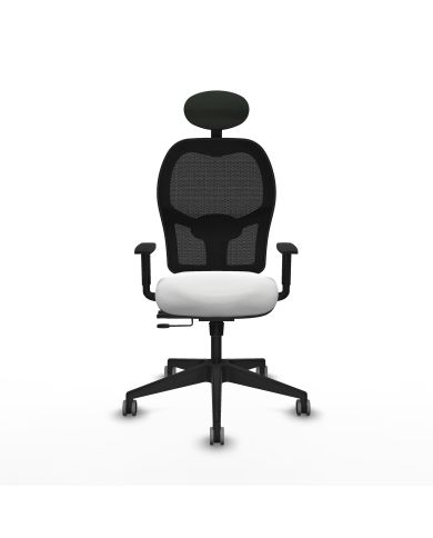 Silla Ergonómica Alocén traslack negra bali brazos 1D base